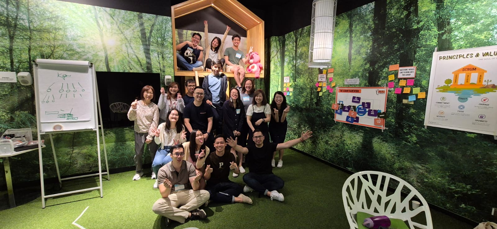 group selfie PSPO class