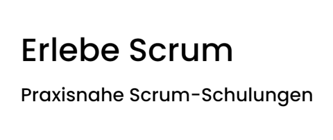 Erlebe Scrum Logo